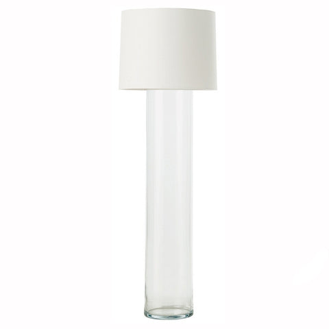 Glass Cylinder Floor Lamp