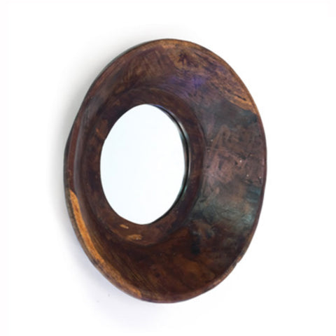 Wood Bowl Mirror