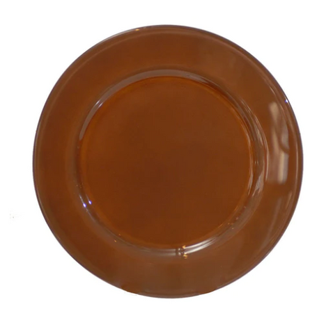 Brown Glass Plate