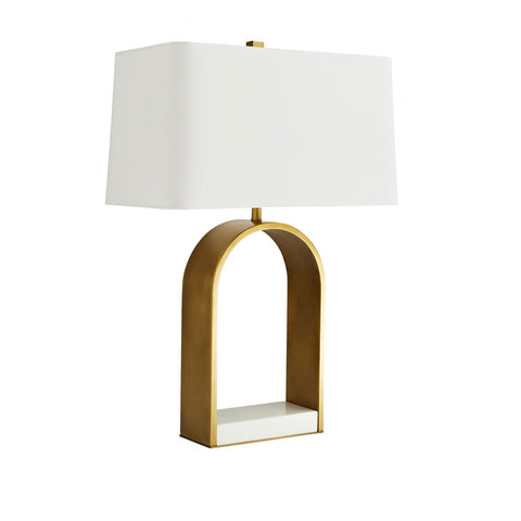 BRASS ARCHED LAMP