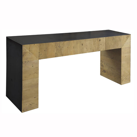 Chunky Console with Black Top