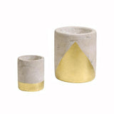Painted Cement Candles