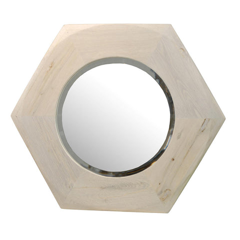 Chunky Hexagon Mirror