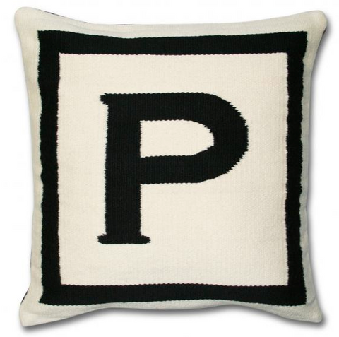 Wool Letter Pillow