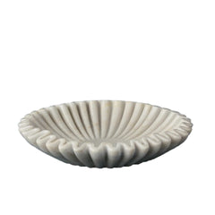 FLUTED MARBLE BOWL