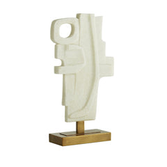 SMALL IVORY & GOLD SCULPTURE