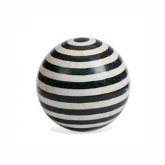 Striped Stone Inlay Sphere