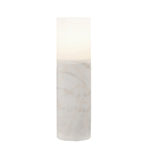 WHITE MARBLE TABLE LAMP