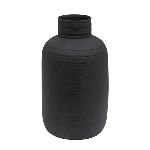 SMALL OBLONG TEXTURED VASE