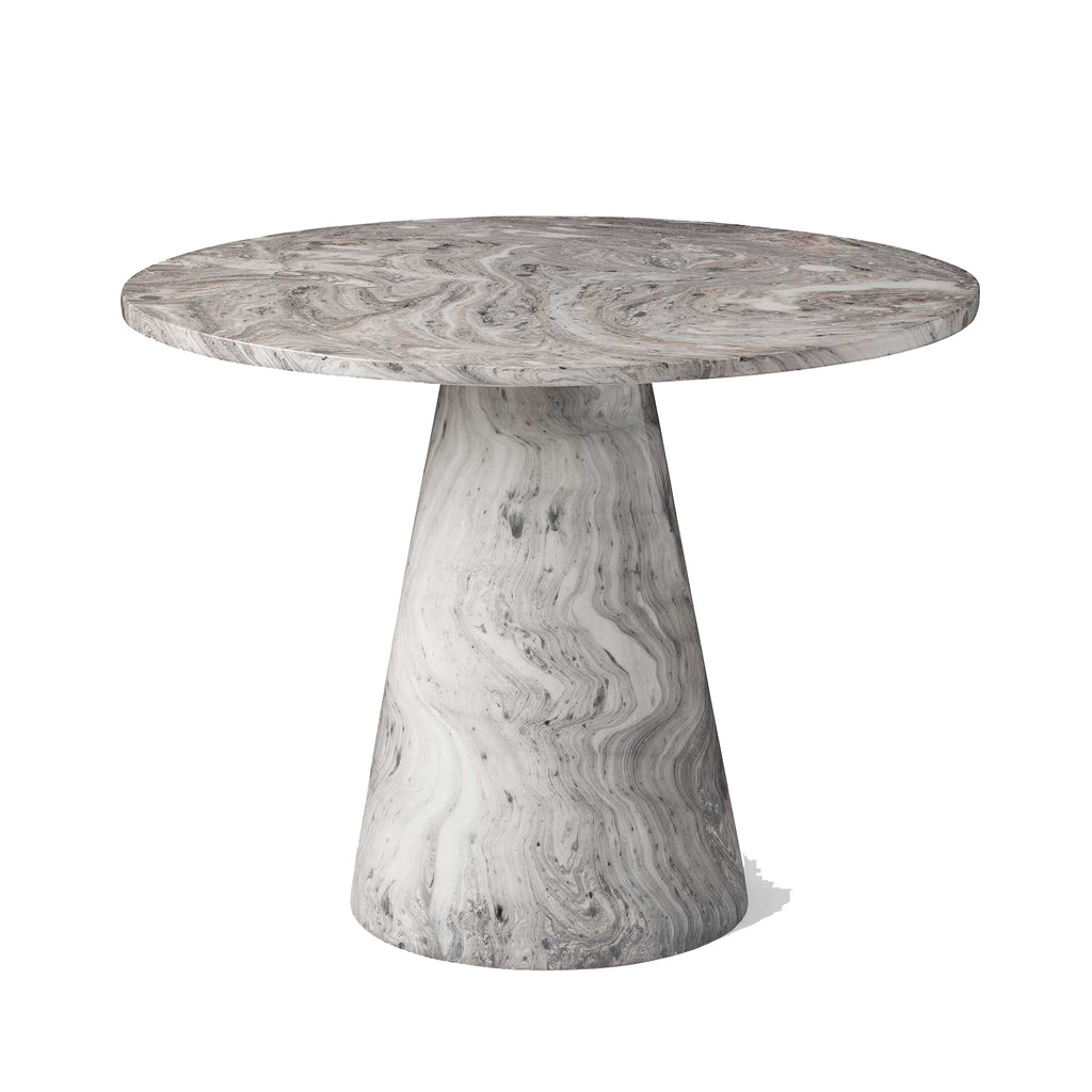 Lacquered Swirl Table – Pieces