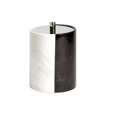WHITE/BLACK MARBLE CANISTERS