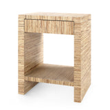 Grasscloth Side Table