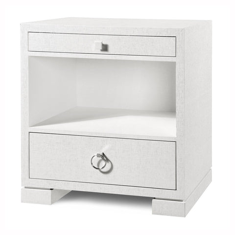Wrapped 2-Drawer Side Table