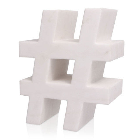 Kelly Wearstler Marble Hashtag